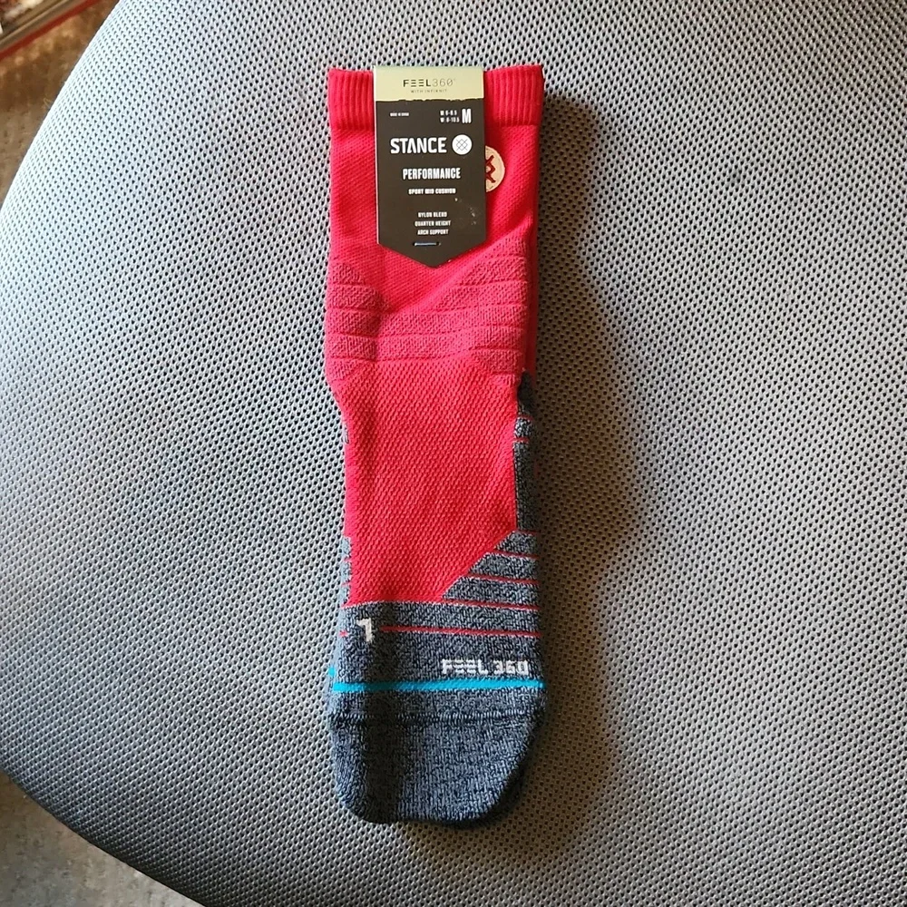NEW Stance Performance socks. Mens M NEW with tags